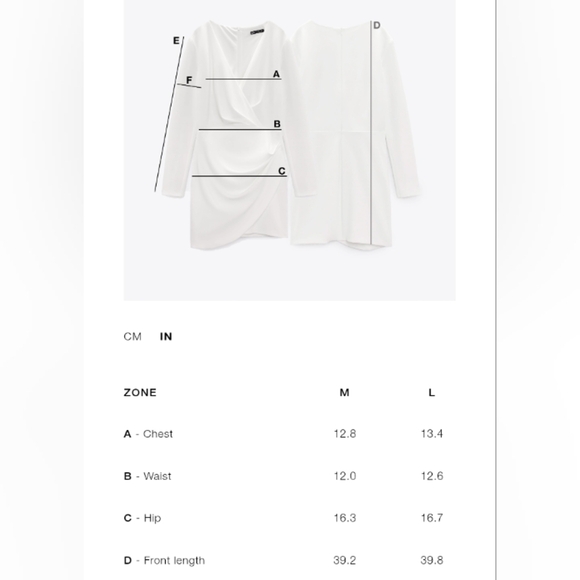 Zara Strapless Crepe Dress - Picture 7 of 7